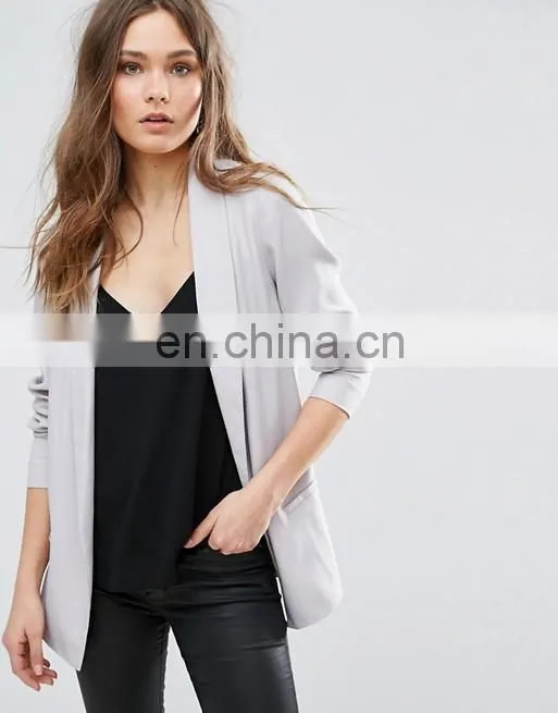 Hot European Style Winter/autumn Fasion Women's MD-LONG Suit Jacket office suits coat
