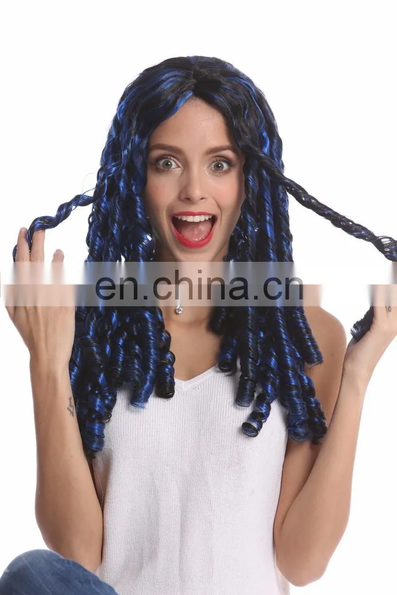 Fire resistant Carnival wig for lady P-W201