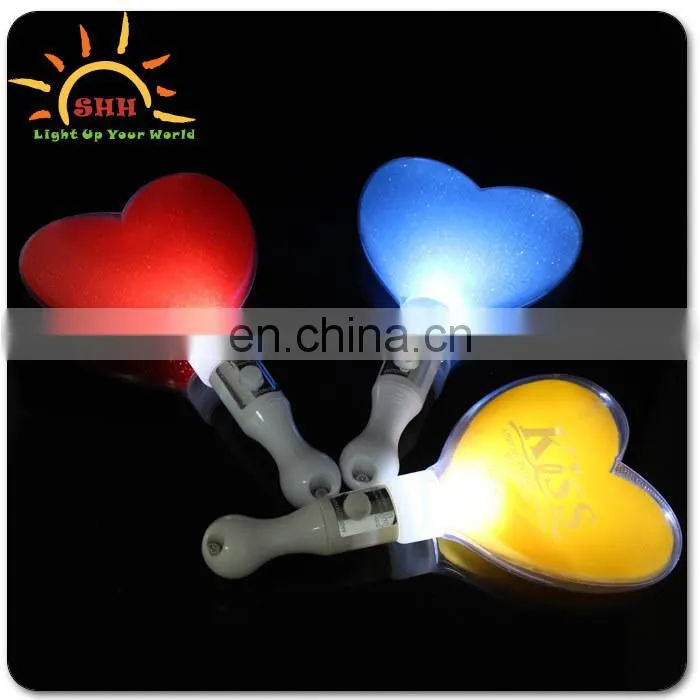 Beautiful Heart shaped LED Glow Stick for party
