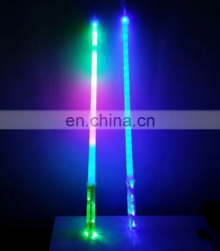 Hot selling multicolor led flashing stick for Christmas gift toy supplies and concert decoration