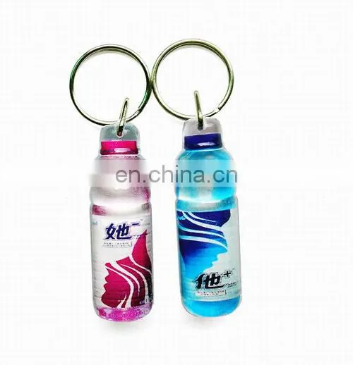 Promotion mini beer bottle keychain factory