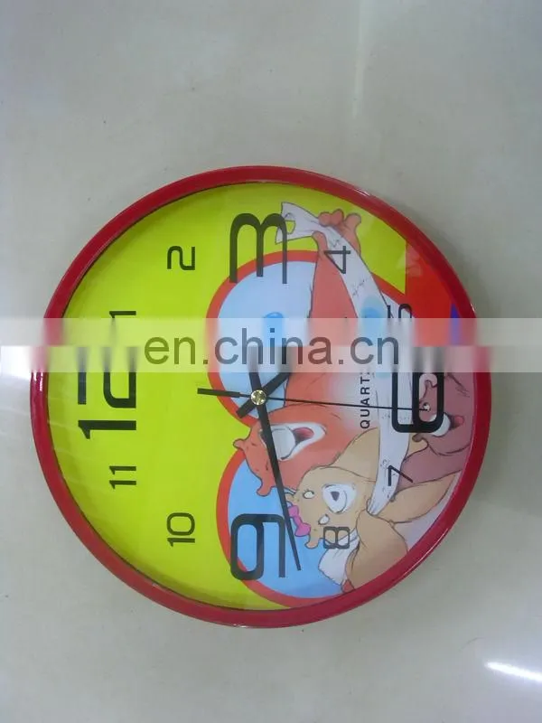 unique prmotional wall clock for gifts,modern design round wall clock