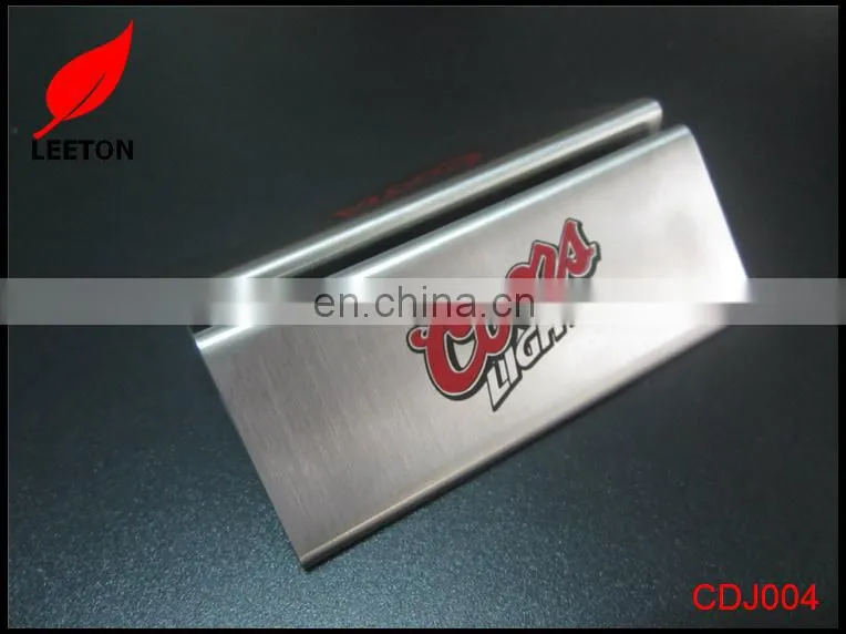 Factory custom good quality stainless steel table menu holder