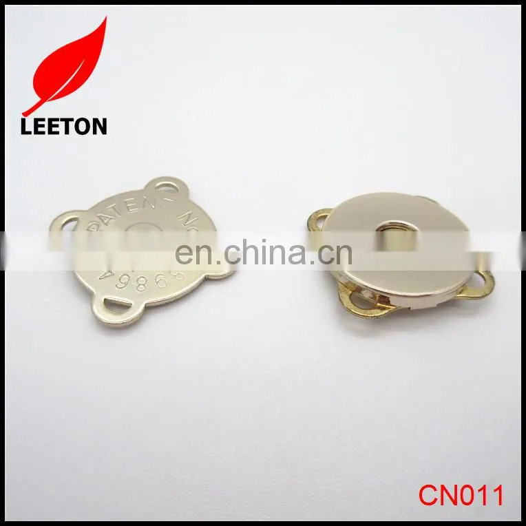 Factory supply Gold rectangle sewing magnetic snap button