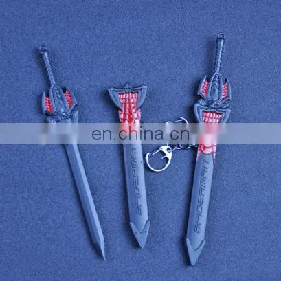 fashion anime keychain, spiderman anime cosplay weapons