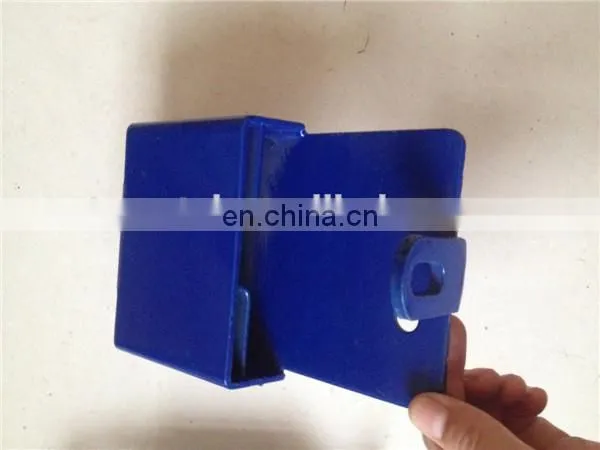 Steel blue finished fence fitting two way lockable gate latch