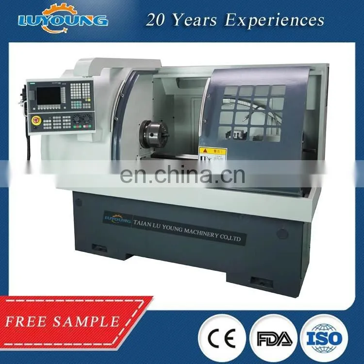 CK6432 Small CNC Lathe Machine with Manual or hydraulic chuck factory in China