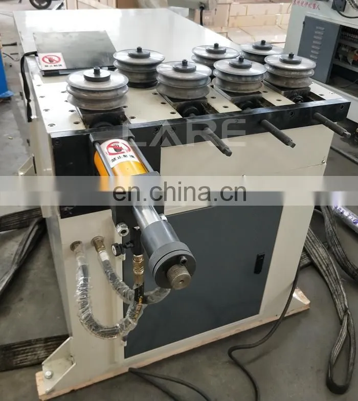 Vertical type hydraulic 3 roll tube bending machine for big radius