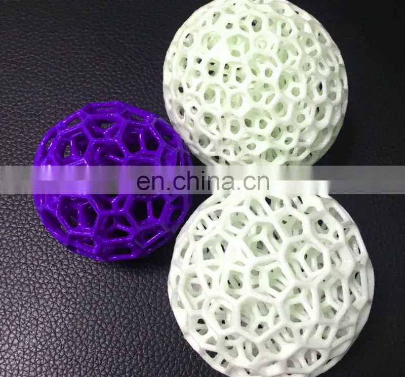 2020 Fashion 3D Printed Eco-Friendly Rubber TPU Design 3D Printing Dog Treat Toy Ball