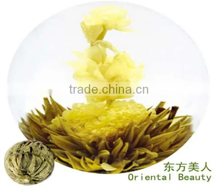 Fragrant Flower Blooming Tea The east beauty