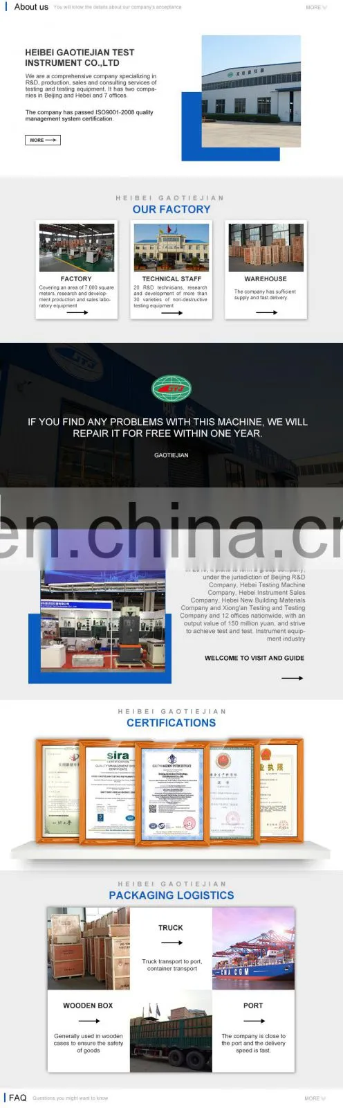 heavy weight electronic fastener universal tensile testing machine for wire materials