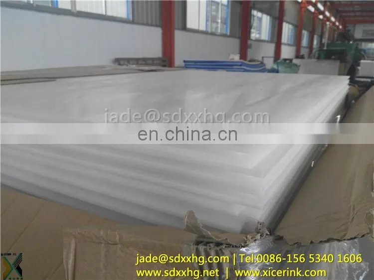 hot sale white hard plastic roller skating flooring/ice rink dasher board hockey wall board