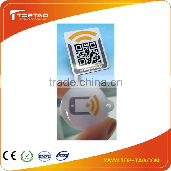 Cheap 13.56Mhz Printing Rfid NFC Label Tapped by Phones