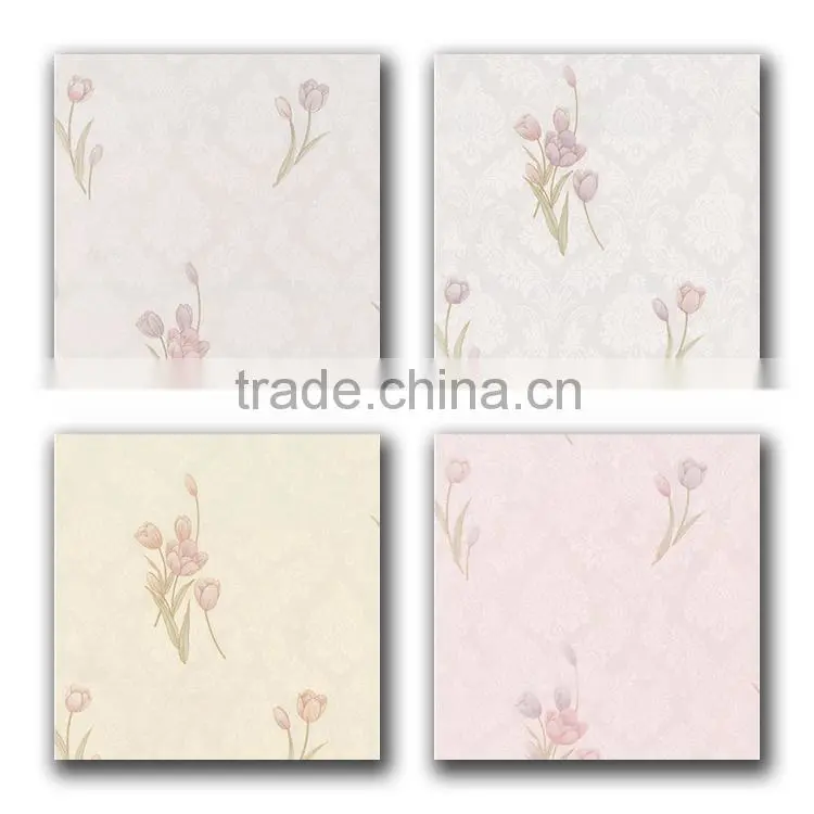 Hot Sale China Manufacturer Flower Textured Wallpaper