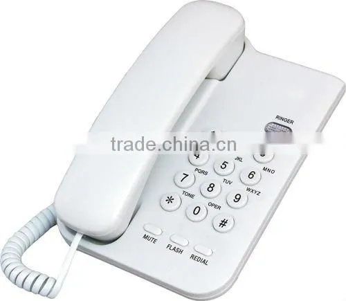 basic pink home phone with cute look