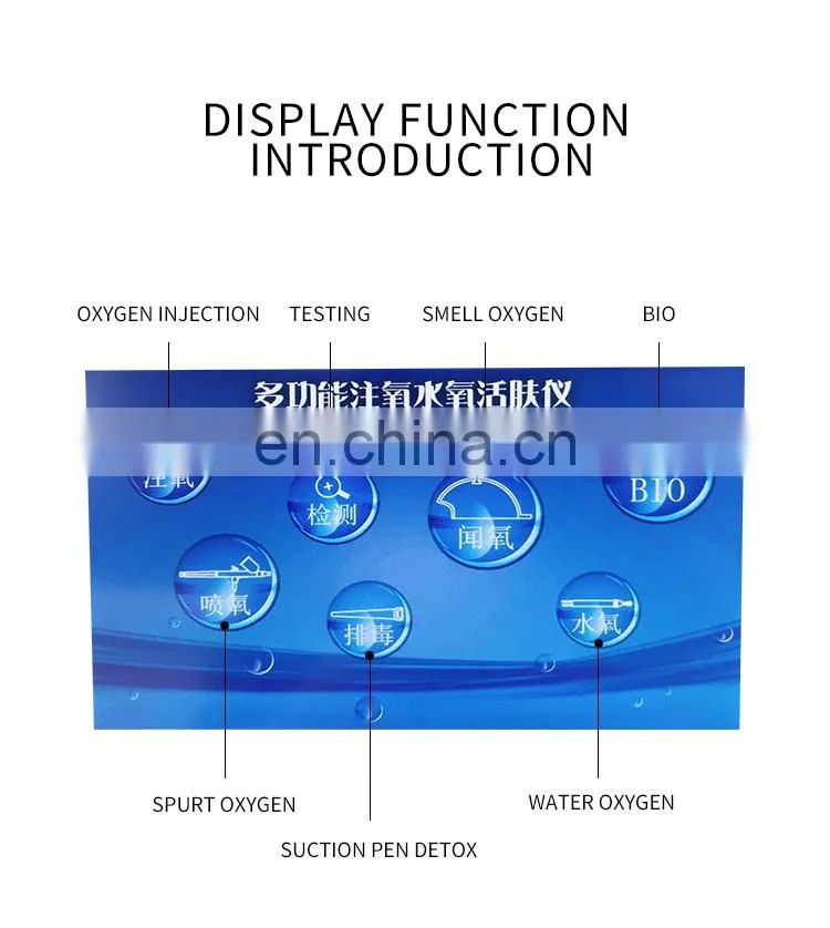 2020 New Arrival Water Oxygen Jet Facial Machine Skin Test Deep Cleaning Hydration Lifting Skin Care Beauty Instrument