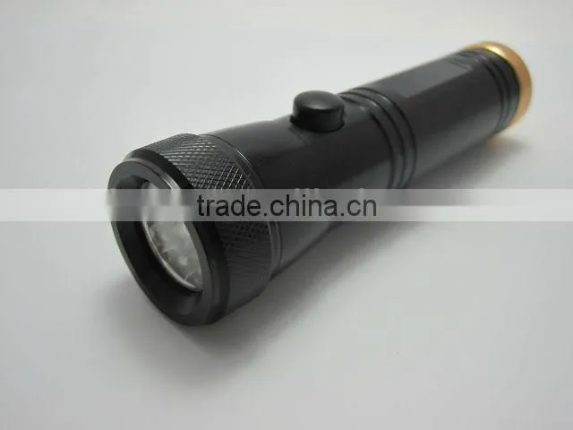 Aluminum 9 led new design mini torch light
