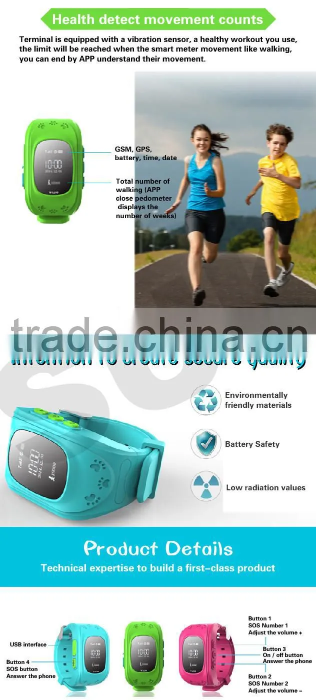 Children Care Smart Watch With Sim Slot Remote monitoring & GPS Position Tracking & Bluetooth SOS Call Kids watch Mobile Phone
