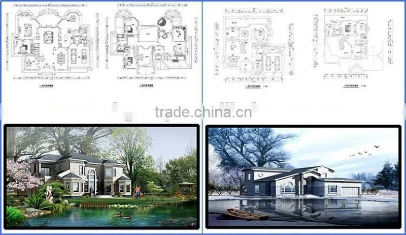 100sqm luxury prefab house building prefabricated villa