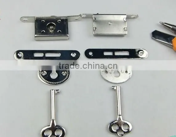New! Wholesales fashion small locks for jewelry boxes /snap button clasps /cigar wooden box