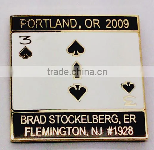 custom lapel pins metal lapel pin poker lapel pins