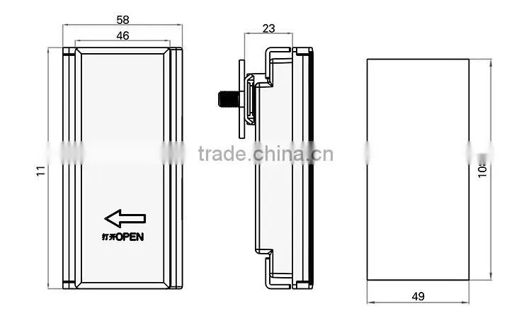 Flei brand High and low voltage industry lock for electric metal box use