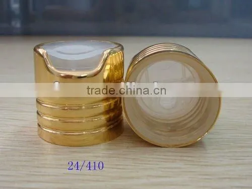 38mm FDA white round flip top cap with silicone valve and PP liner used for food/honey