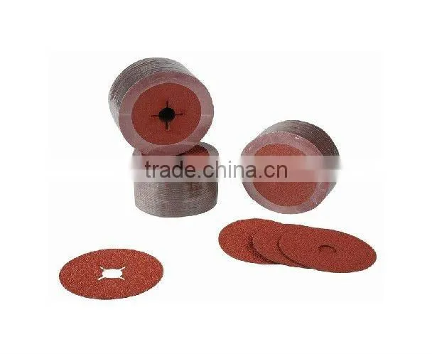 abrasive fiber disc for wood