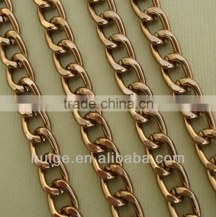 Delicate Double Chain Ring with Precious Gemstone