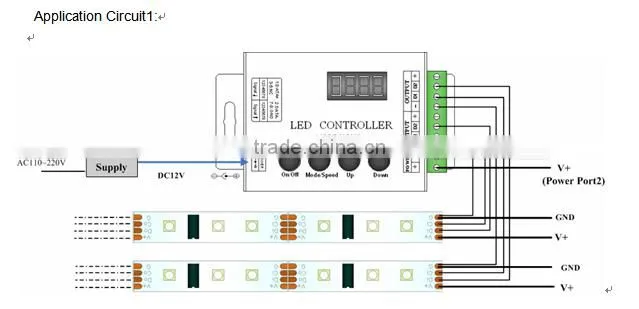 WS2811 TM2801 Digital LED Strip Controller