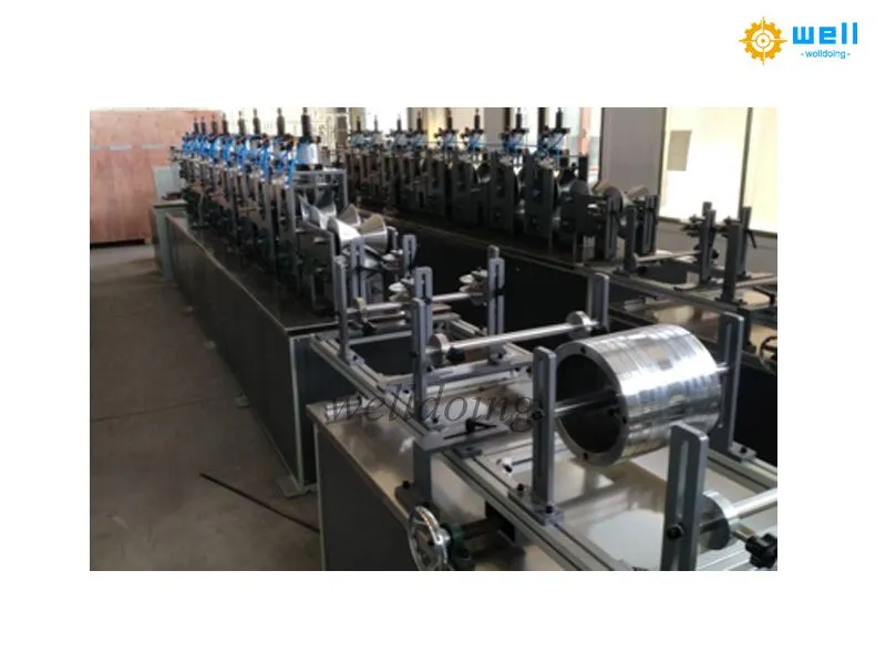L shaped corner board machine