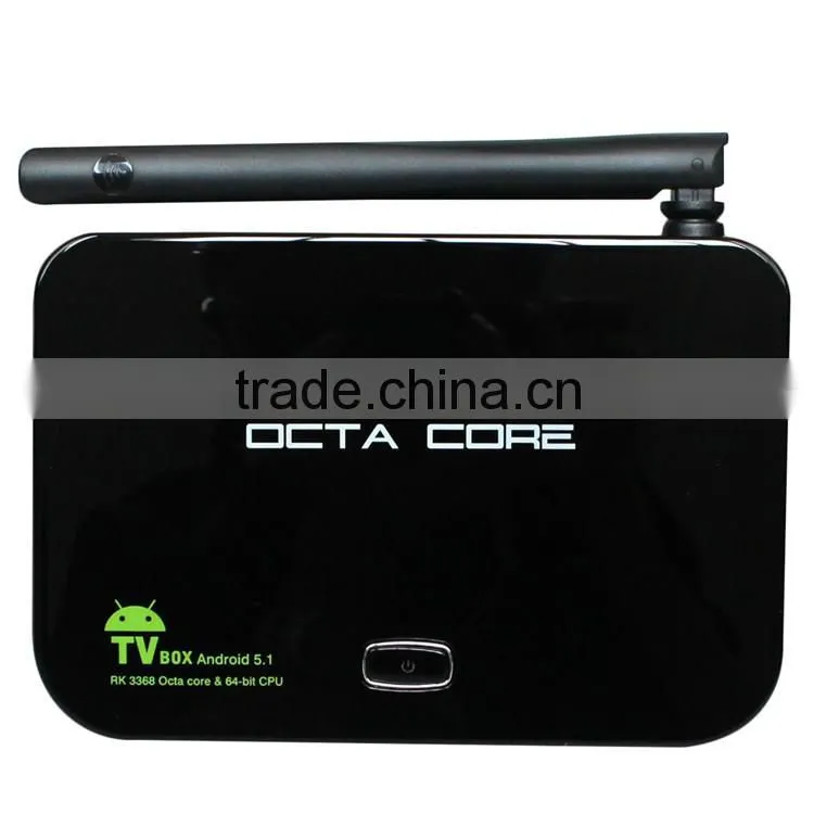 Z4 TV Box Android 5.1 Lollipop OS RK3368 Octa Core 64Bit 2GB RAM 16GB ROM BT 4.0 Dual wifi 2.4G 5.8G Kodi Fully Loaded AP6335