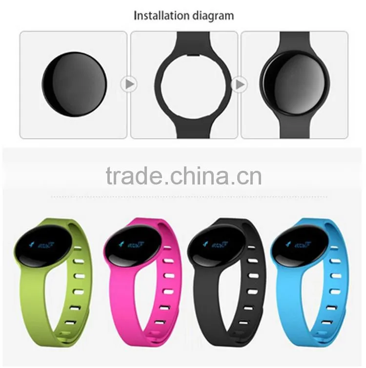 Portable Anti-lost/Phone Calls Reminding Life Fitness Waterproof Smart Bracelet Bluetooth