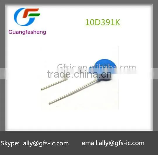 10D391K ZOV-10D391K 390V varistor The resistor 10mm