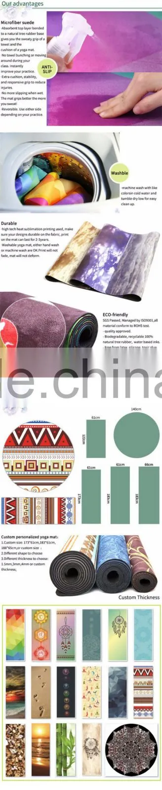 wide varieties superior materials wear-resisting inflatable custom made yoga mat logo