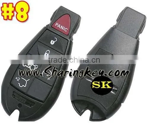 Best price 4+1 button Fobik Smart remote Key#8 for Chrysler Dodge Jeep
