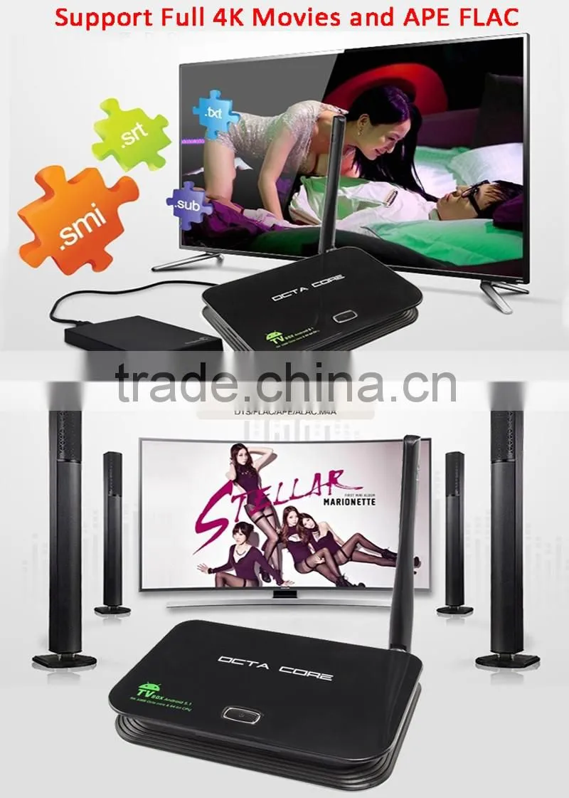Android 5.1 Z4 rk3368 octa core root access Android Smart box DDRIII 2GB EMMC 16GB AP6335 Wifi 2G 5G Hot selling Z4 Tv box