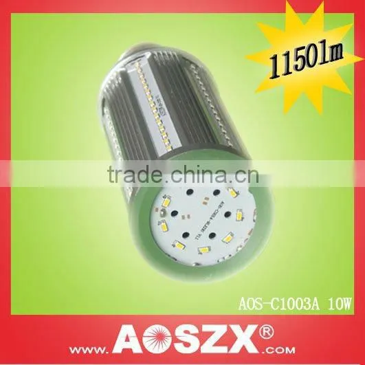 AOSZX Brand Aluminum heat sink for 360 degree corn light 1150LM - 1050LM 230VAC 10w led corn bulbs