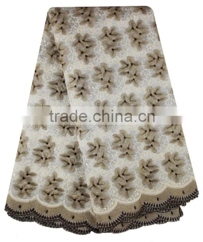 New Fashion Customized Wholesale Organza Lace Fabric MOG0191