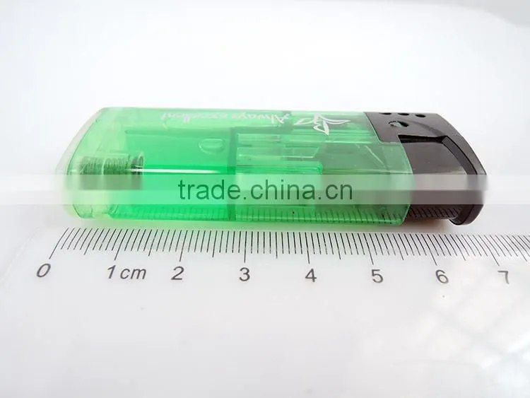 mini design translucent disposable windproof lighter