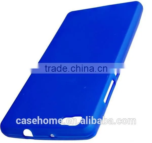 Slim TPU soft back cover case for huawei P8 lite