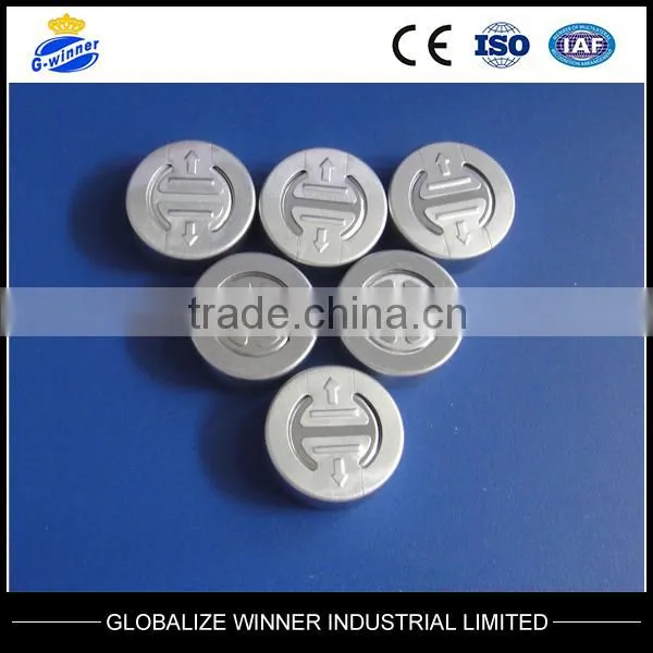 15ml Tubular Clear Injection Vials with aluminum cap with rubber stopper
