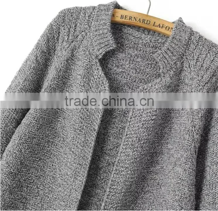 Long sweater coat wool knitting wear lady winter cool warm cardigan coat