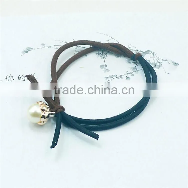 Craft Pearl Elastic Hair Ring Headband Hair Rubber for Women Hair Accessories