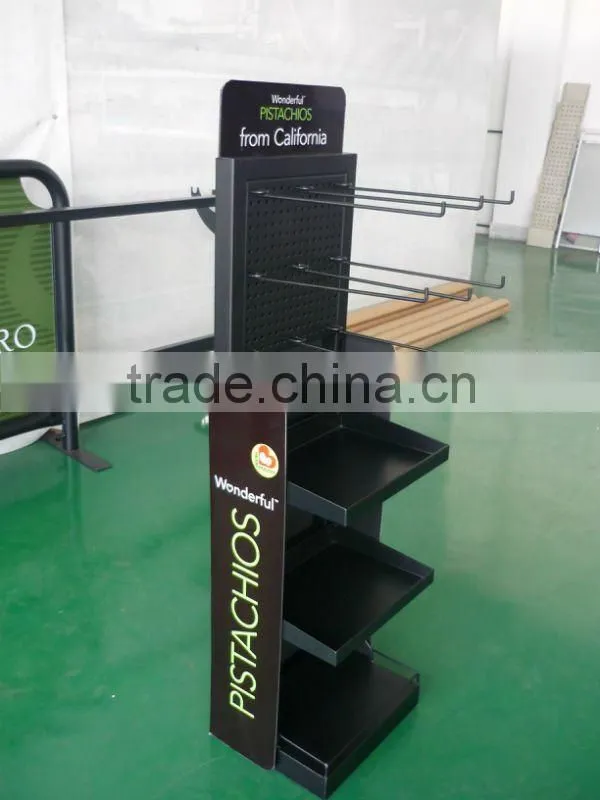 High Quality metal sheet Shelf display for shop and supermarket