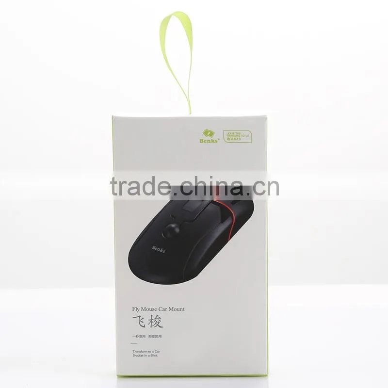 BENKS original fly mouse car mount for universal phone mini viscose cupula rotation smart car holder fofr 3.5-6.5 inch phone