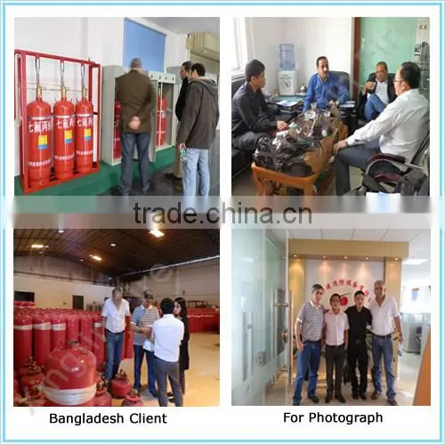 Automatic HFC-227ea fire fighting system filled with FM200 70L/90L/100L/120L/180L wholesale from Xingjin factory