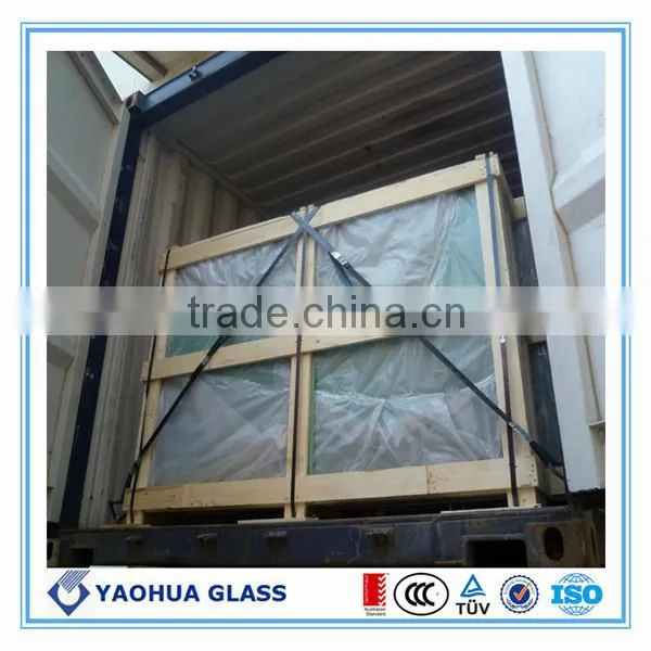 10mm tinted HS glass fencing with water cutting and cutout