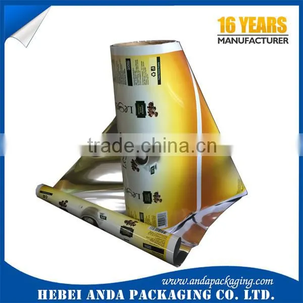 Solvent-Free Laminating Food Grade plastic Film Roll for milk powder packaging/food packing bag