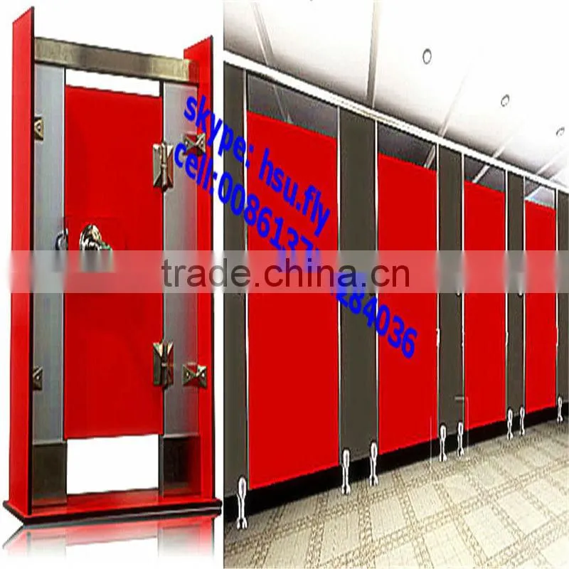 Guangdong public compact laminate hpl toilet partition board
